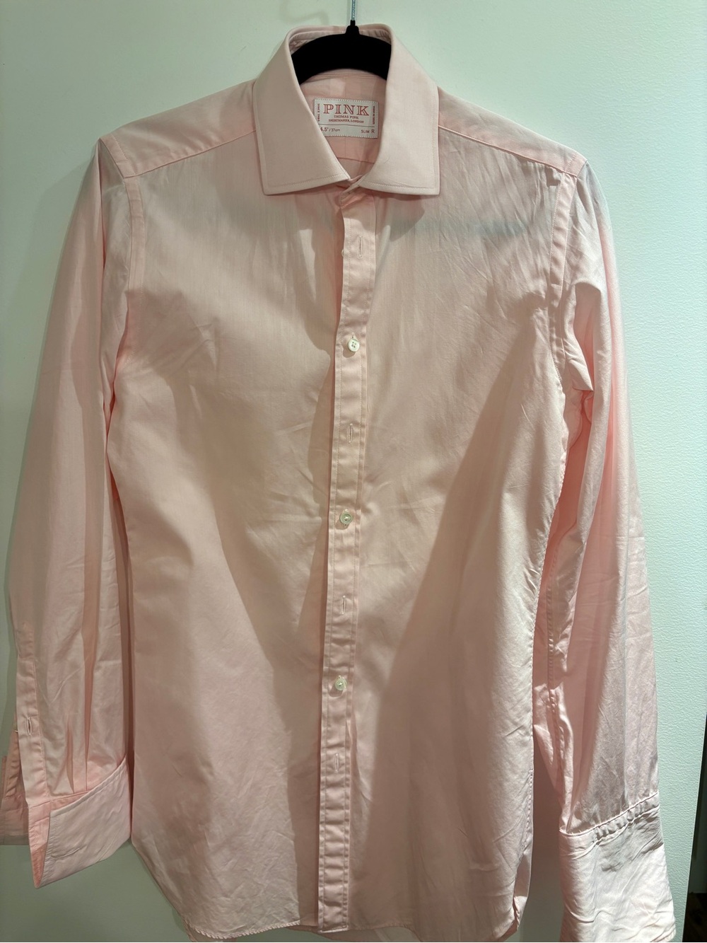 Thomas Pink Pale Pink Classic Dress Shirt